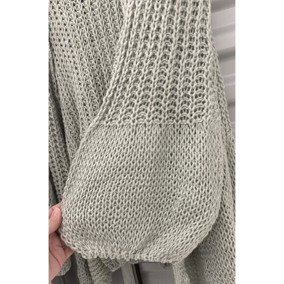 Miss Sparkling Open Knit Oversized Cardigan Sweater, Size XL - Picture 3 of 5